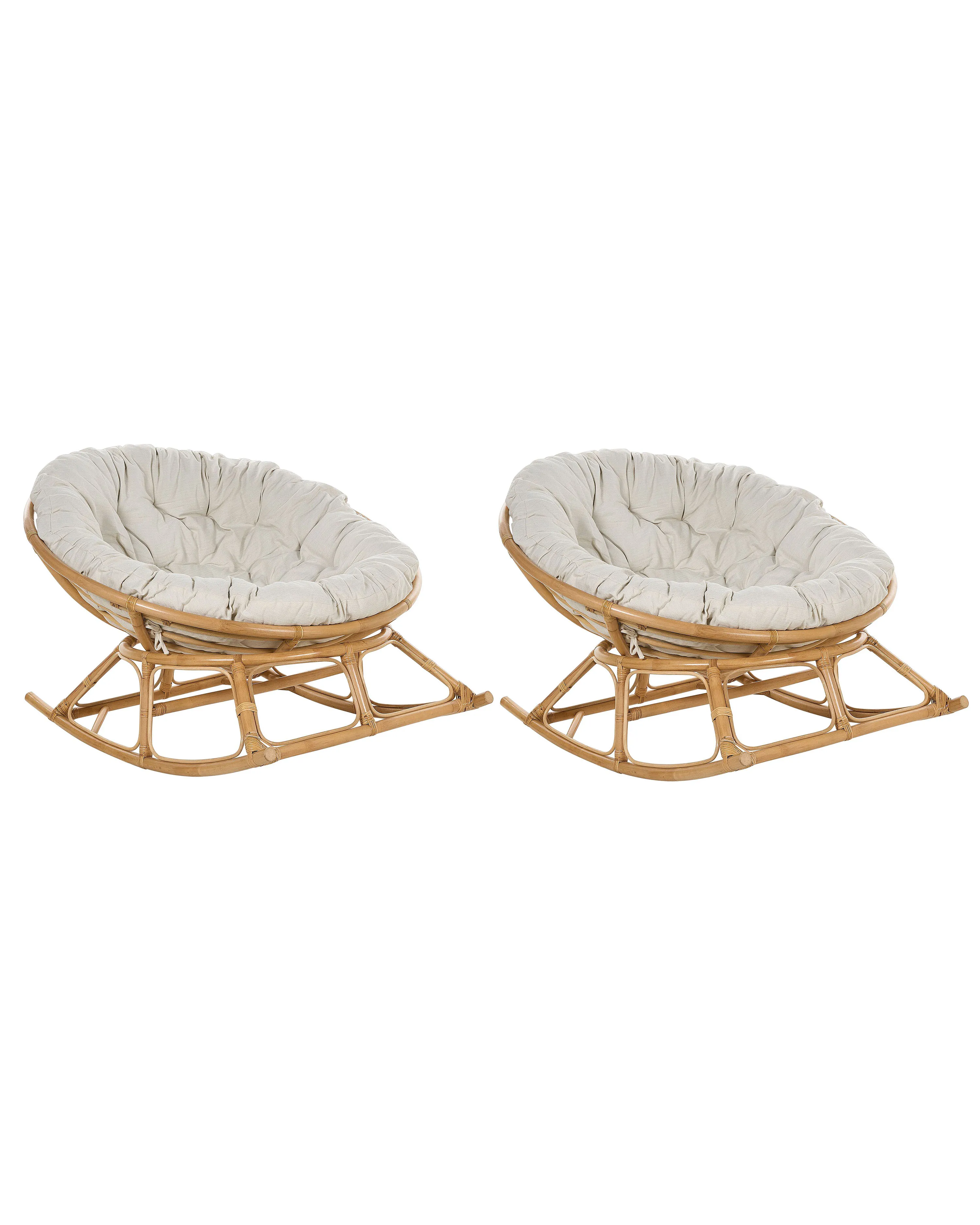 Rocking Chair ORVIETO Rattan Natural