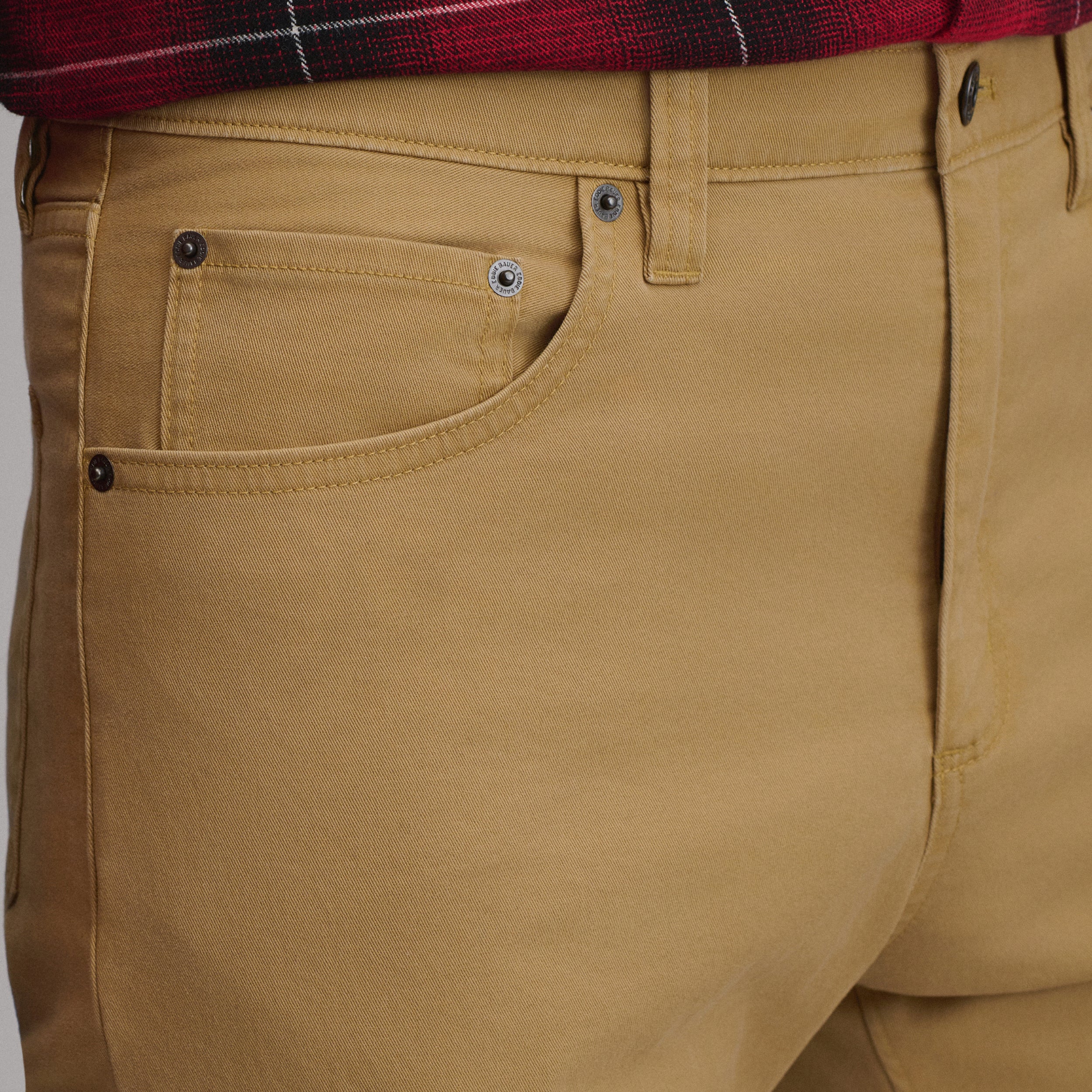 Men's Lined Legend Wash Twill 5-Pocket Pants
