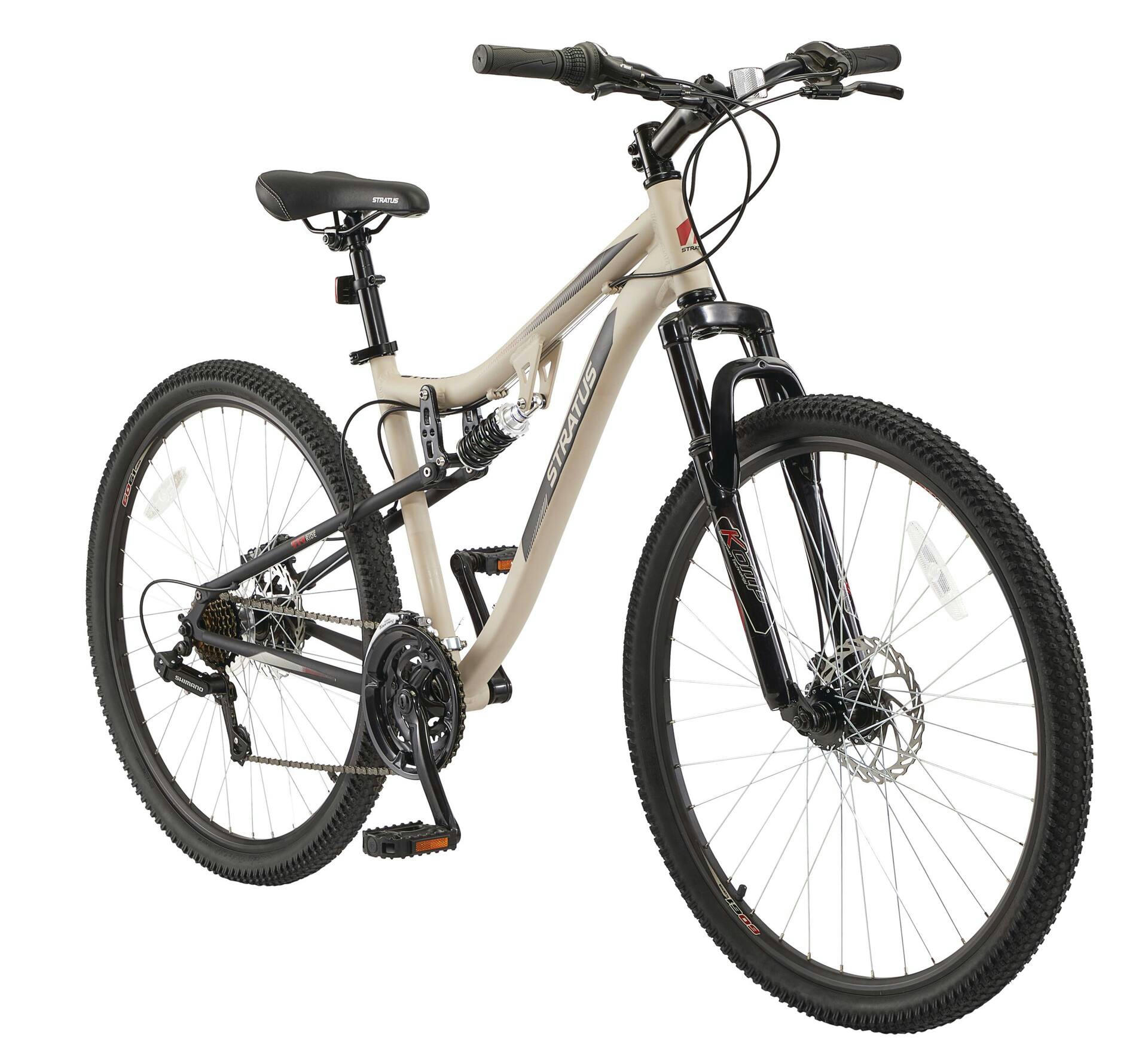 Stratus Striker Adult Bike, 21-Speed, 27.5-in, Aluminum Frame, Blue