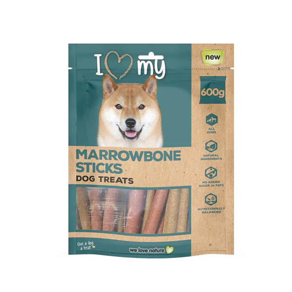 I Love My Dog Marrowbone Sticks 600g