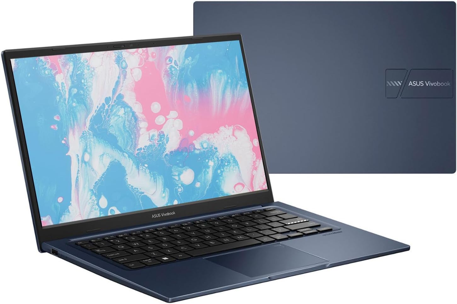 ASUS Vivobook Laptop  14 FHD Display  i3-1215U  16GB RAM  512GB SSD  Wi-Fi 6  HDMI  Webcam  Touchpad  Windows 11 Home  Blue