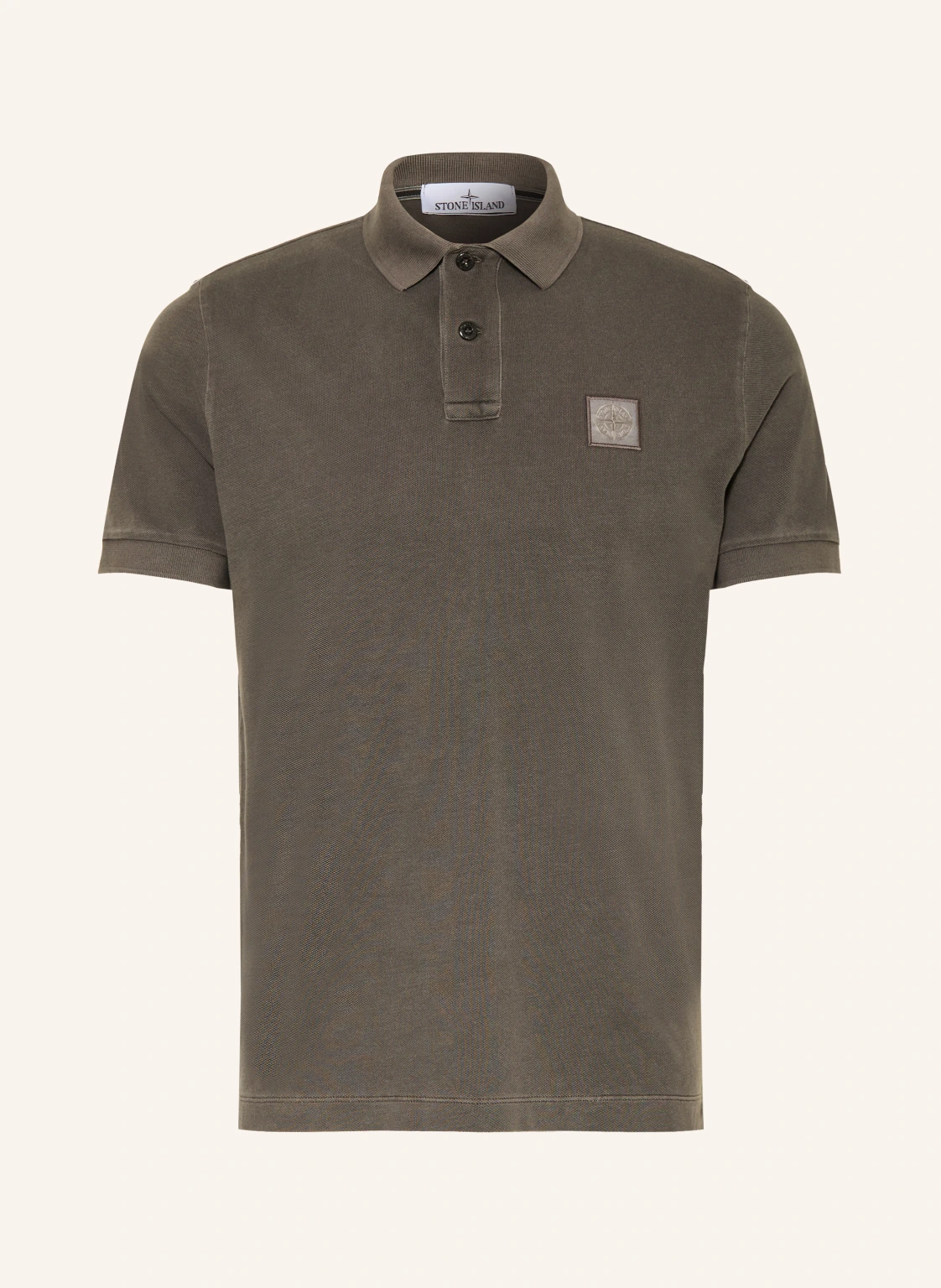 STONE ISLAND Piqué-Poloshirt Slim Fit