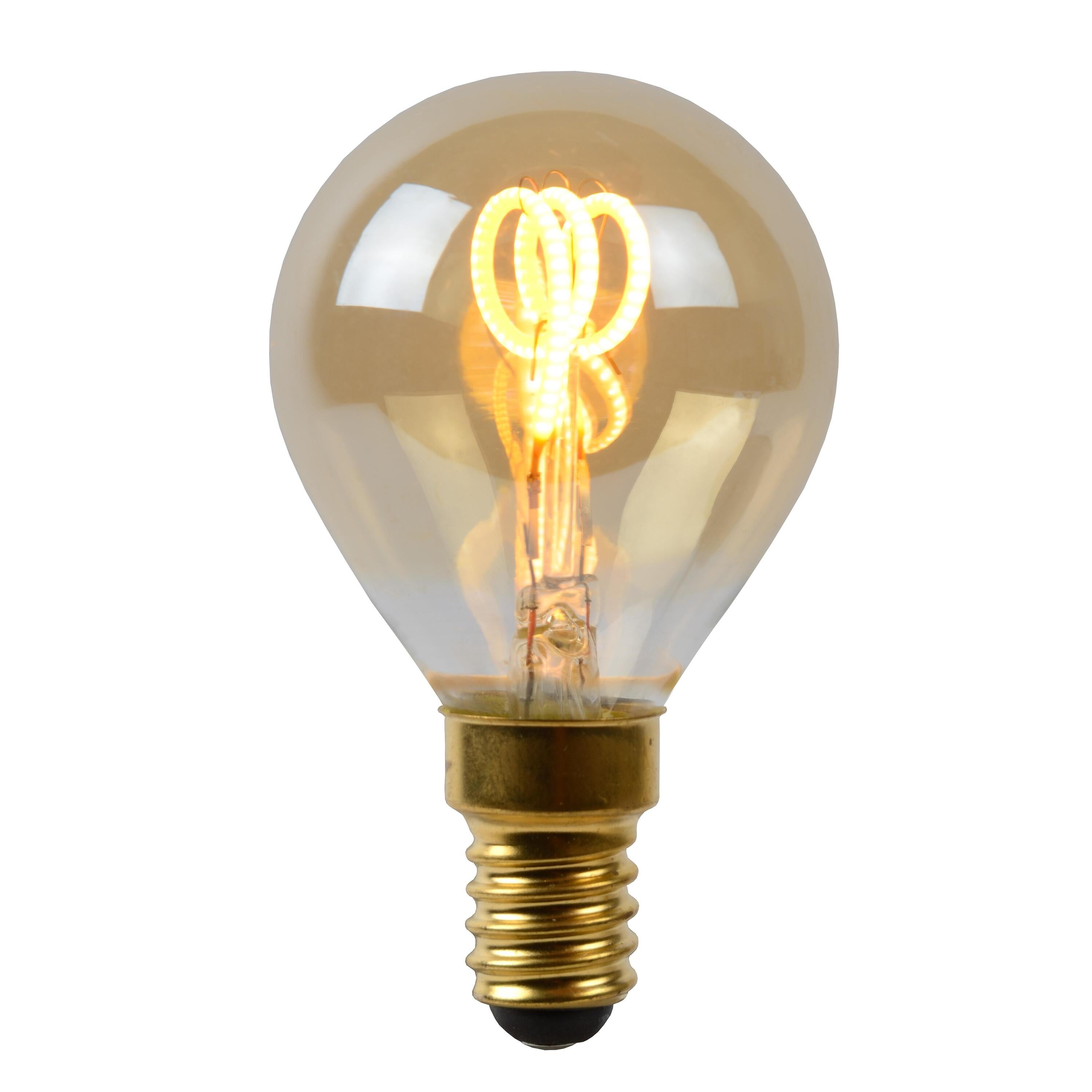 P45 LED lichtbron E14 3W 2200K amber dimbaar