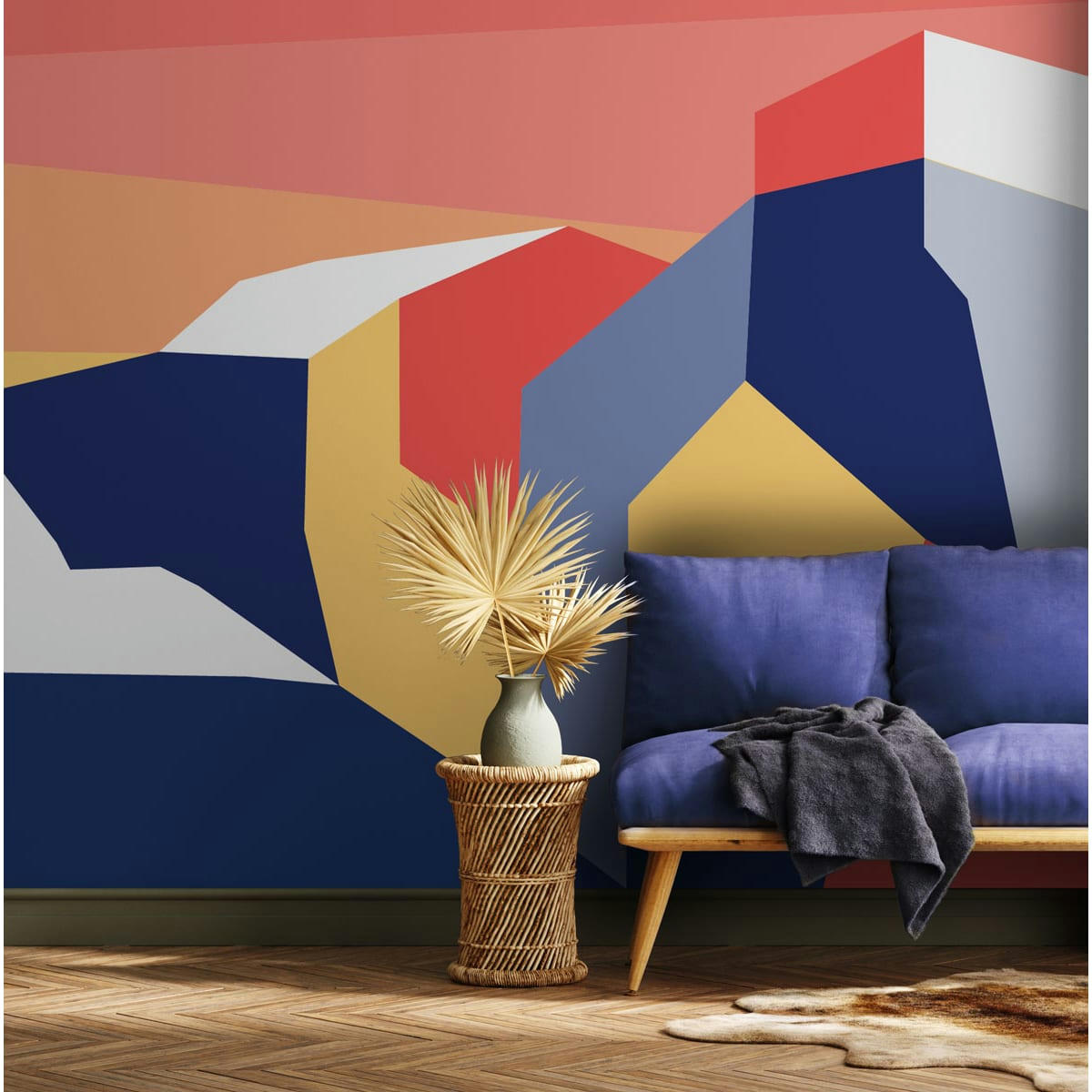 - Papier peint panoramique falaise d