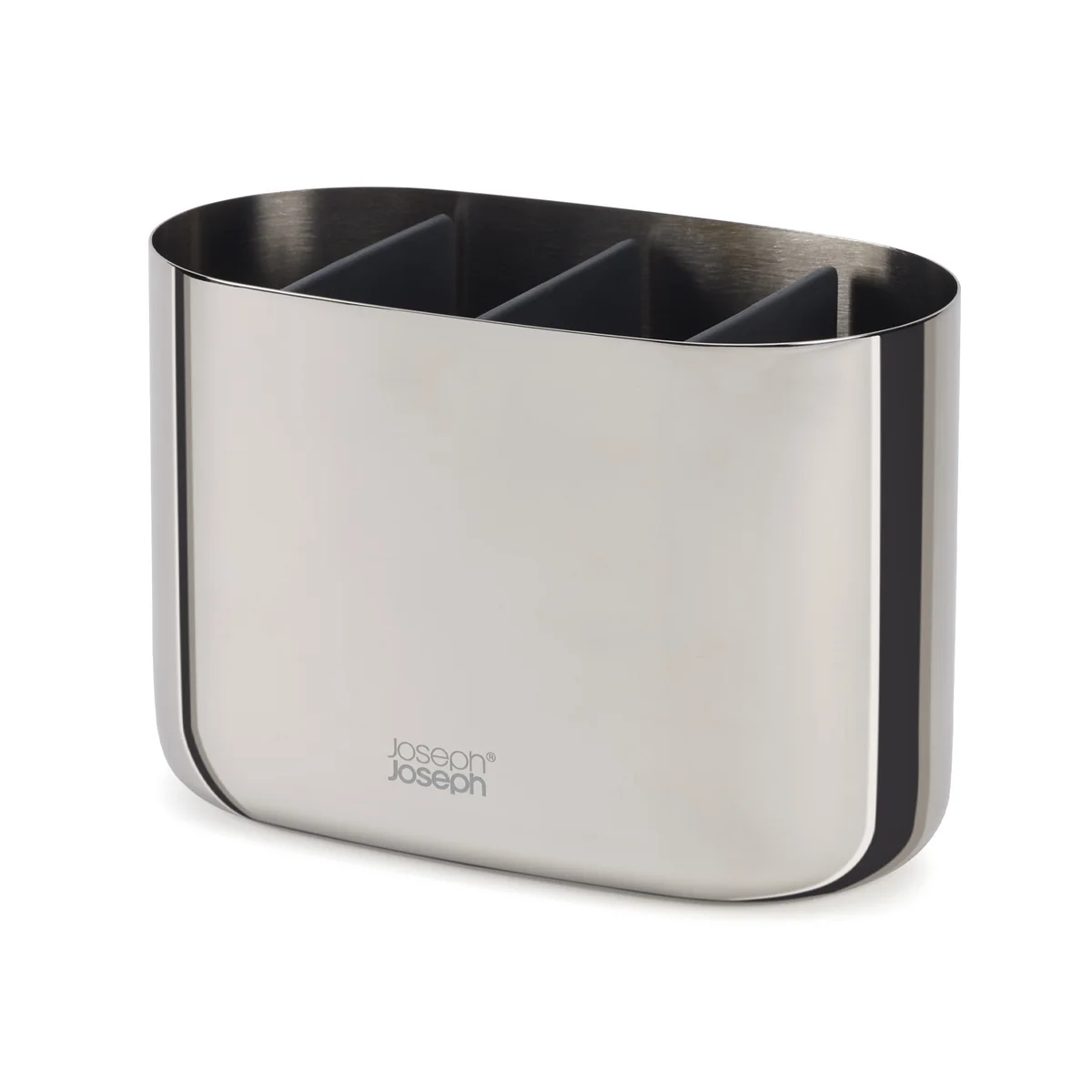 Joseph Joseph - EasyStore Luxe Zahnbürstenhalter, large, Edelstahl