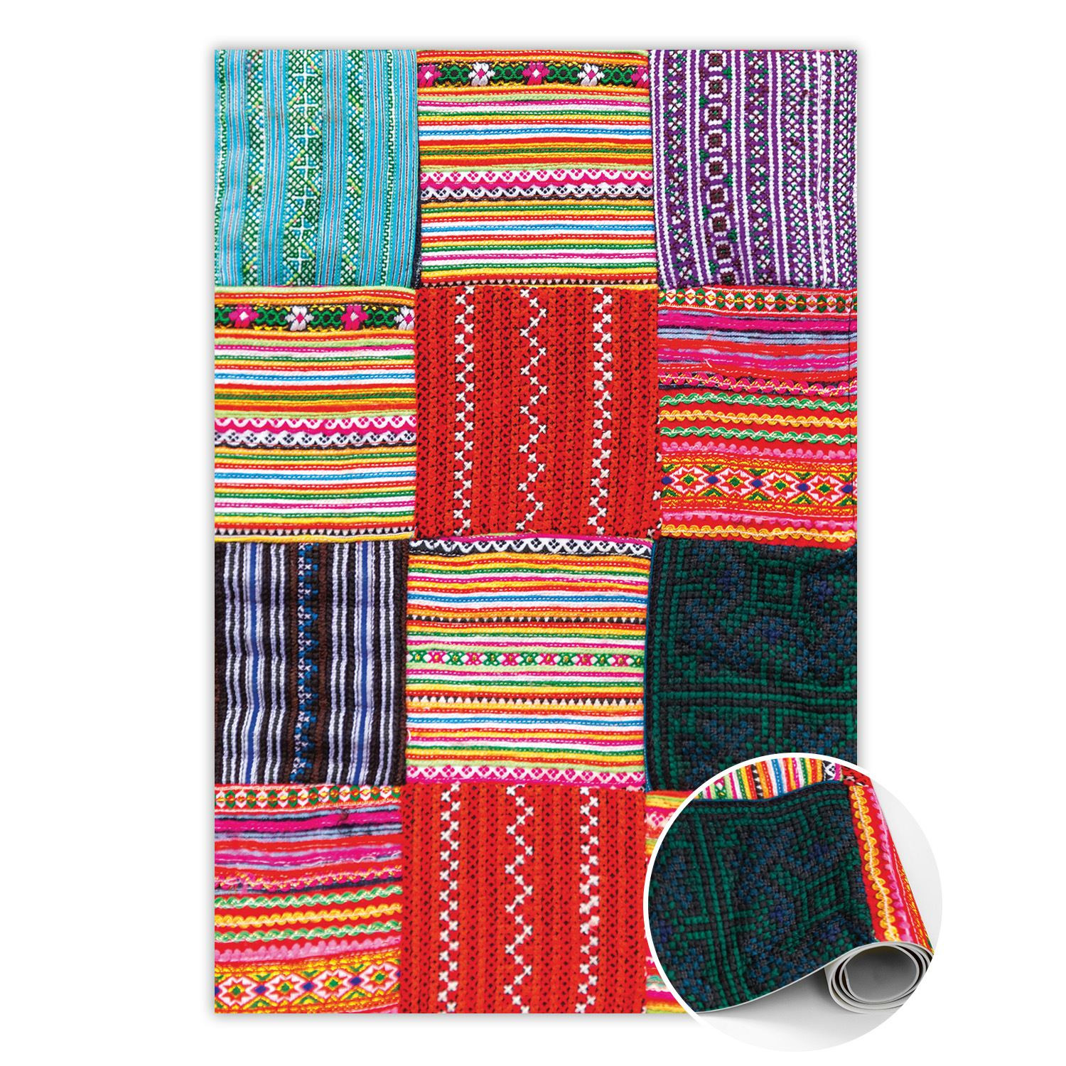 Dywan winylowy do domu Turecki patchwork 60 x 90 cm