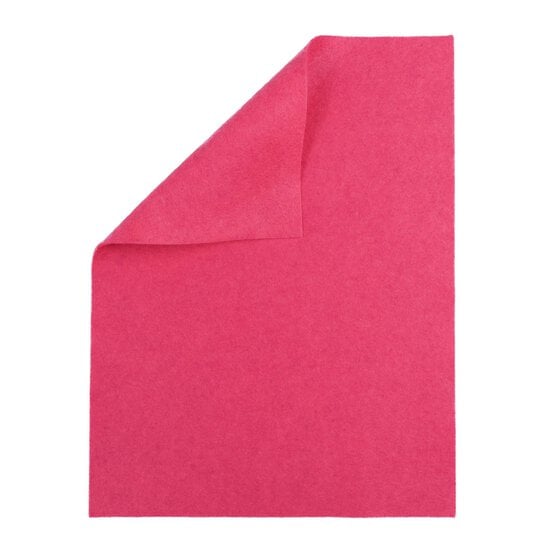 Bright Pink Polyester Felt Sheet A4
