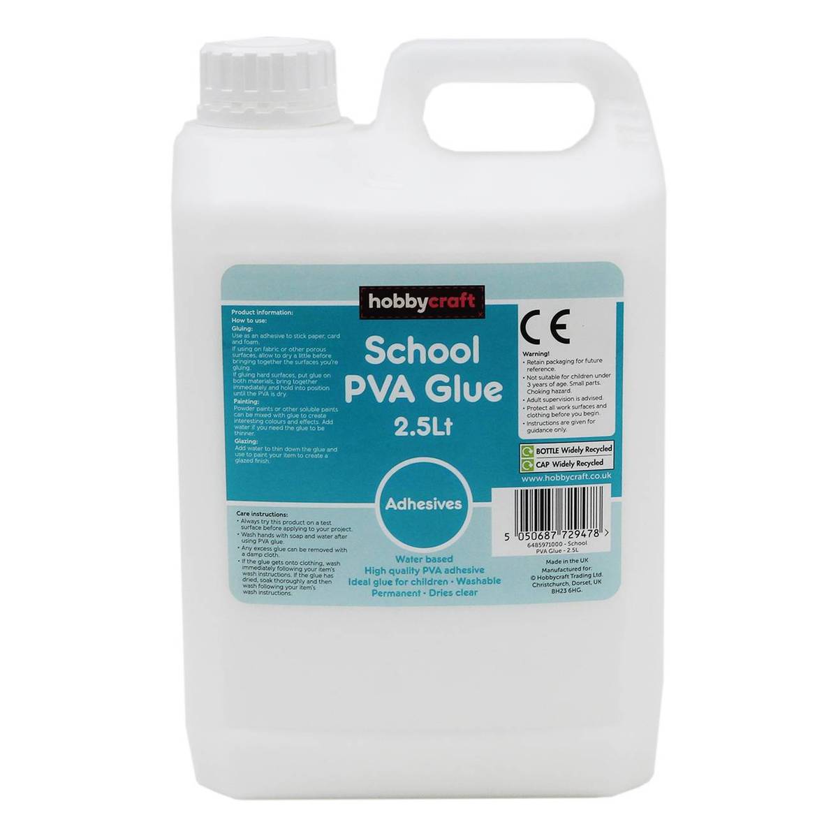School PVA Glue 2.5 Litres