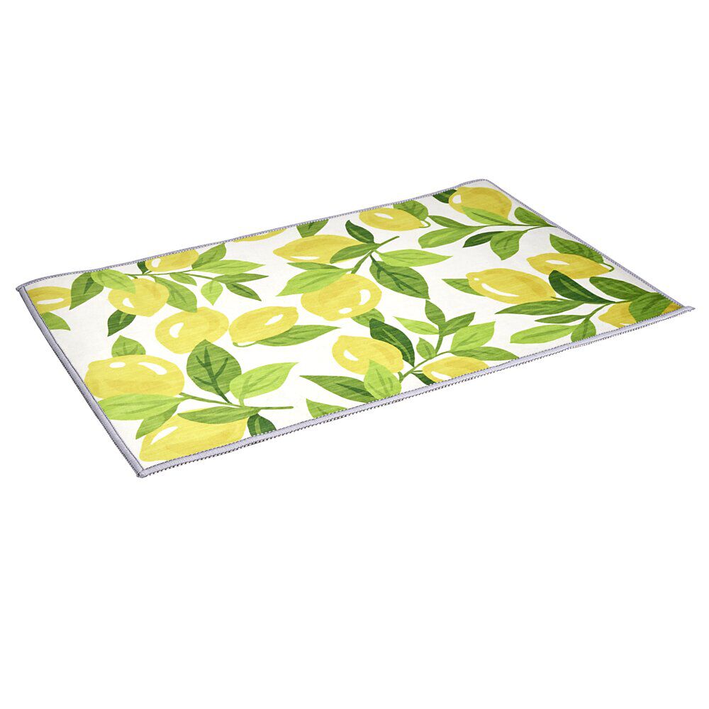 Tapis en velours motif végétal 50x80cm (2 modèles)