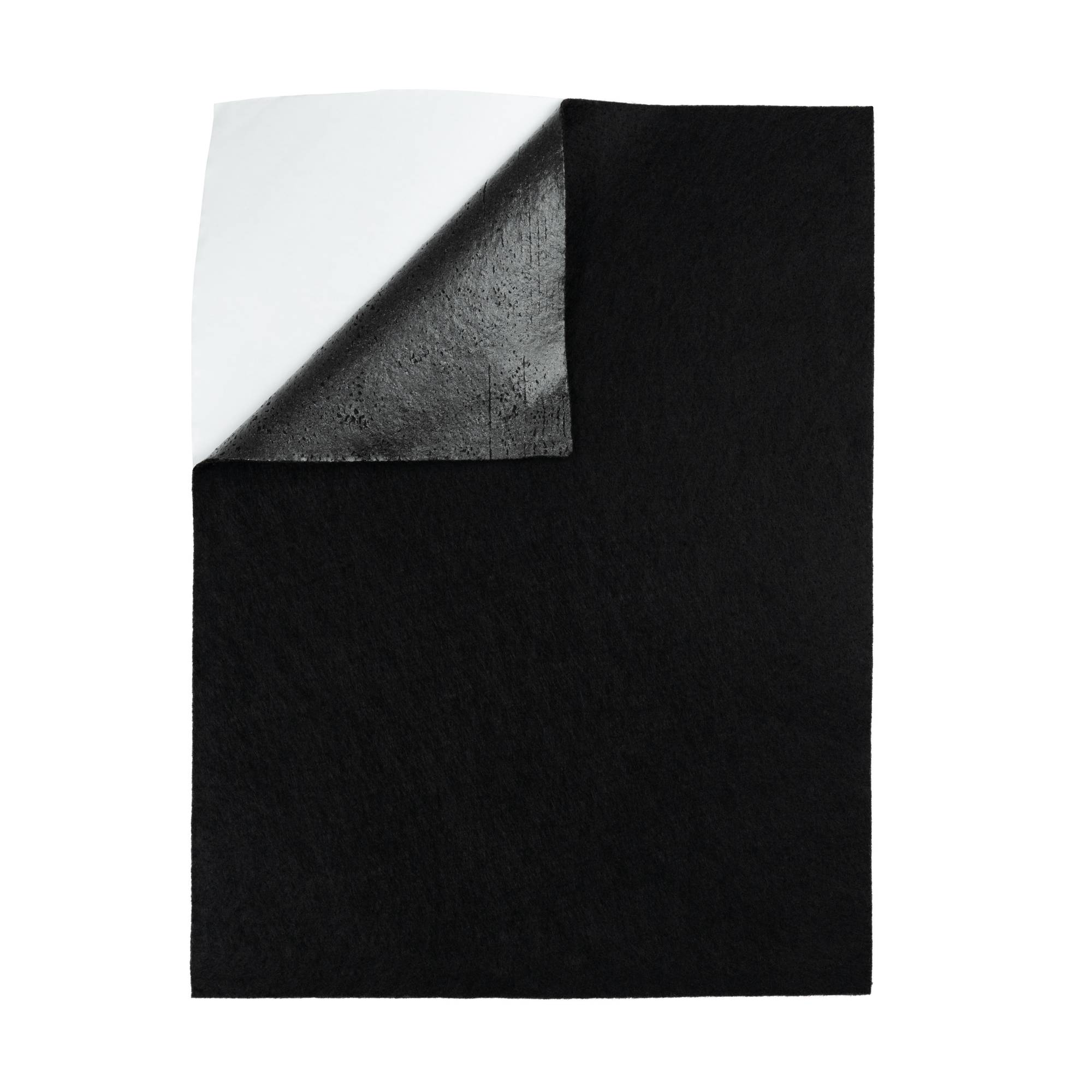 Black Self-Adhesive Felt Sheet A4