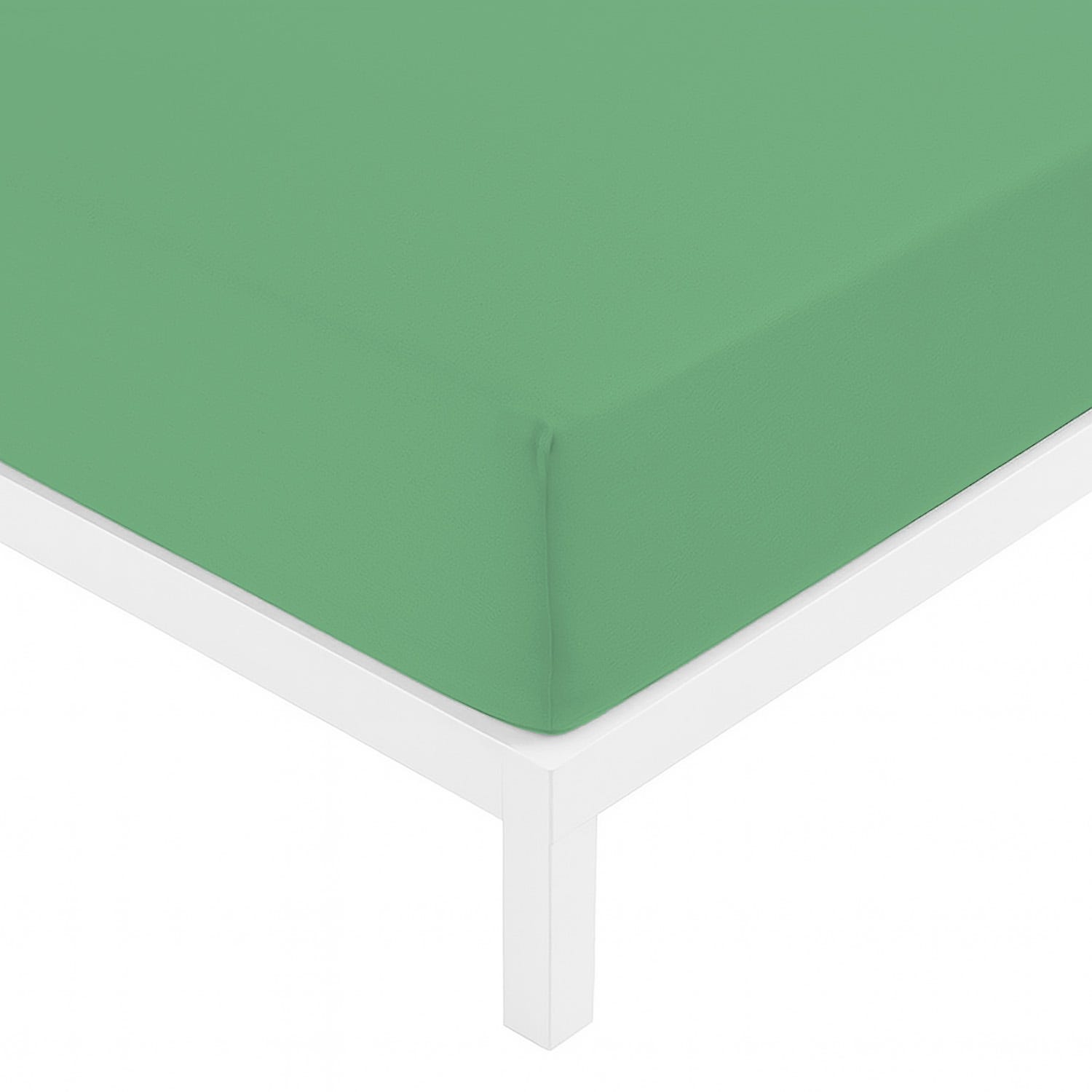 Lenzuolo con angoli singolo verde Young