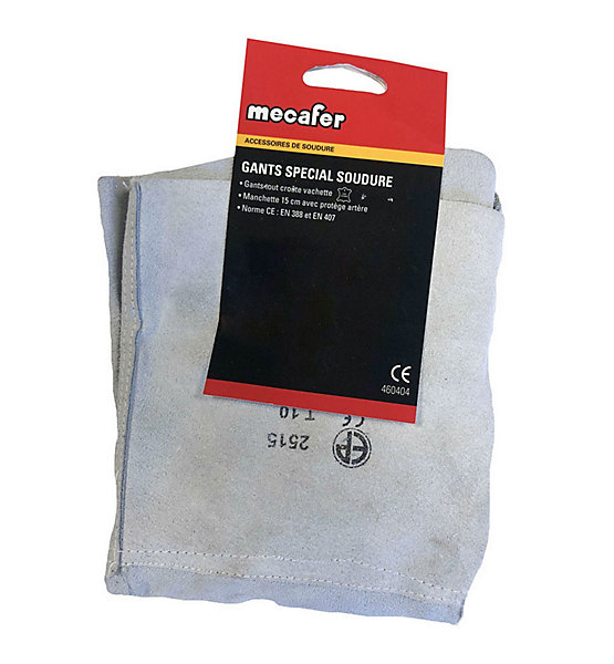 Gants pour la soudure en croûte de vachette Mecafer