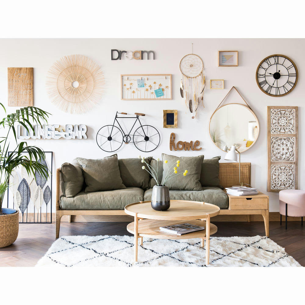 DAO - Déco murale en rotin D70