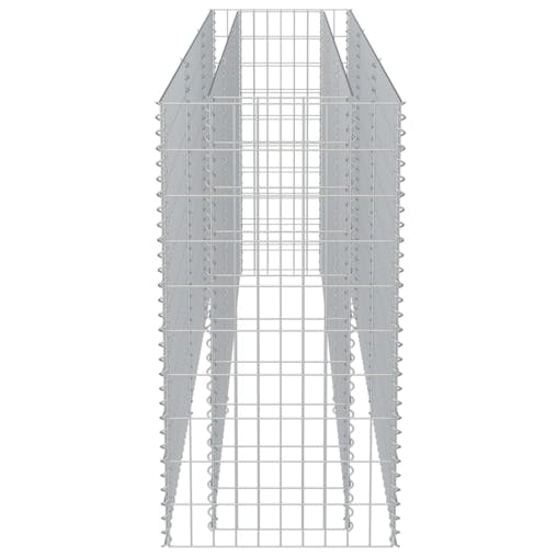 NNEVL Gabion Raised Bed Galvanised Steel 270x50x100 cm