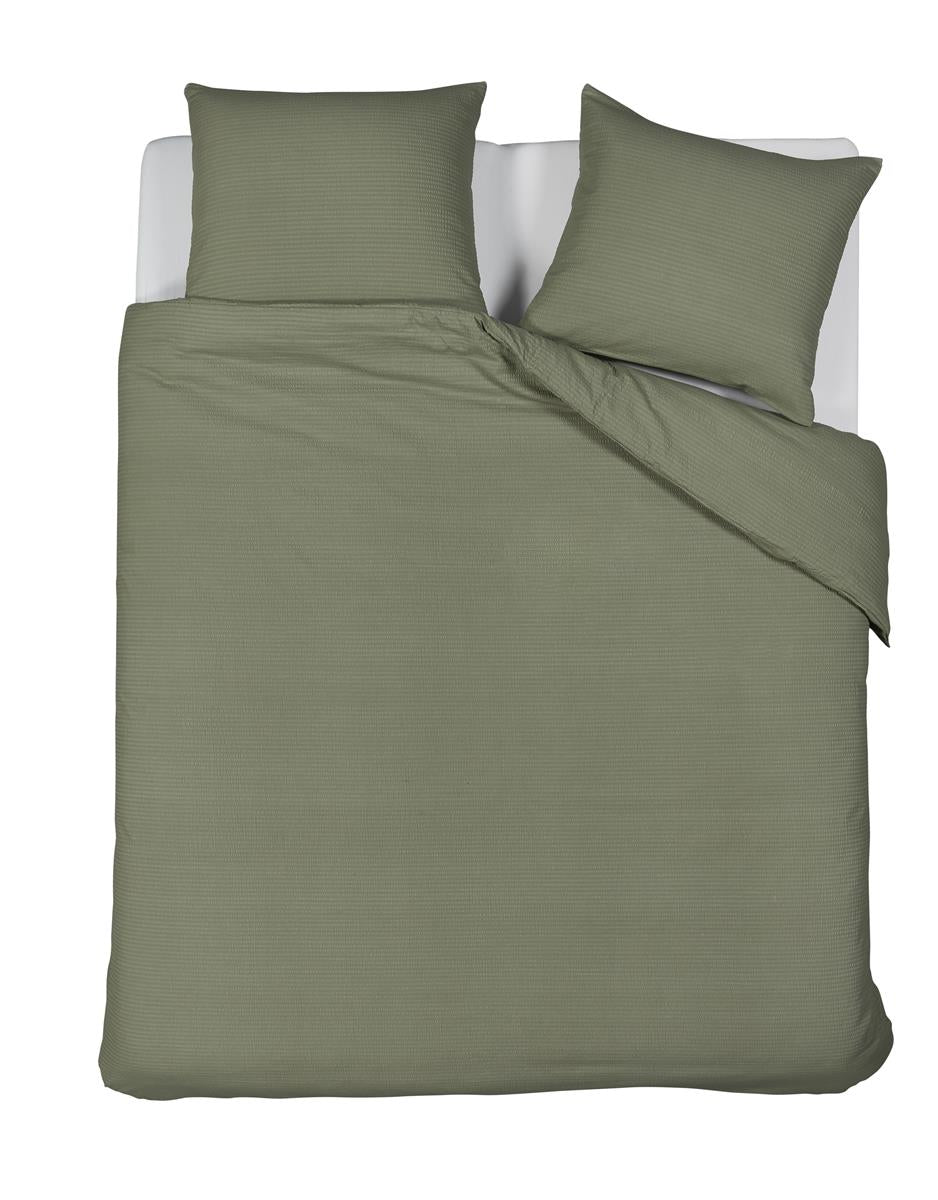 Beddinghouse Summer dekbedovertrek - Effen - Lits-jumeaux - 240x200/220 - Green