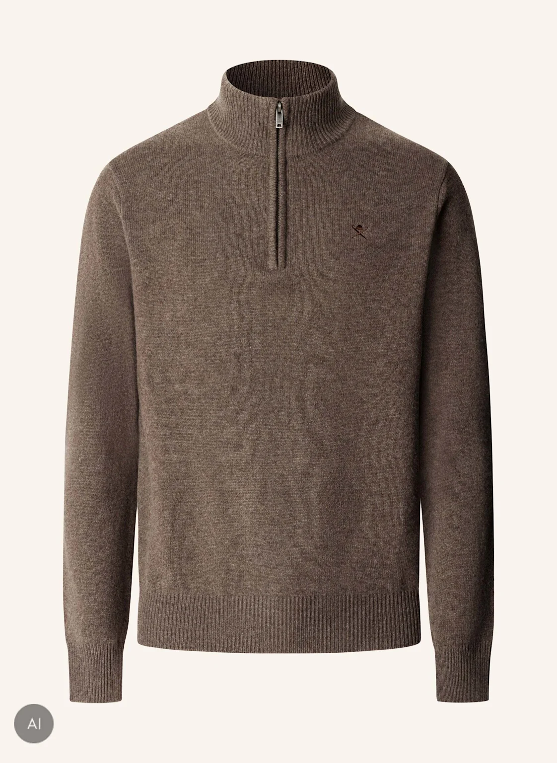 HACKETT LONDON Pullover LAMBSWOOL HZIP