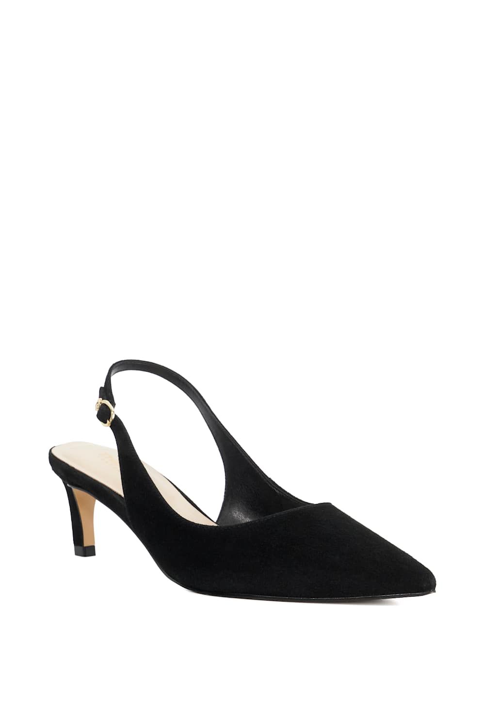 Dune London Wide Fit 'Celinna' Suede Strappy Heels