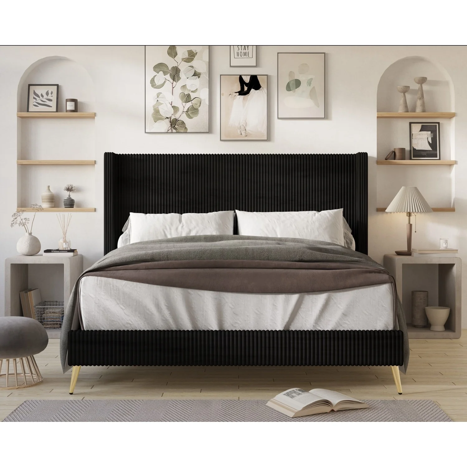 Chester Upholstered Platform Bed