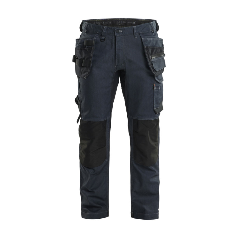 Pantalon de travail Stretch Denim bleu marine et noir 46 BLAKLADER