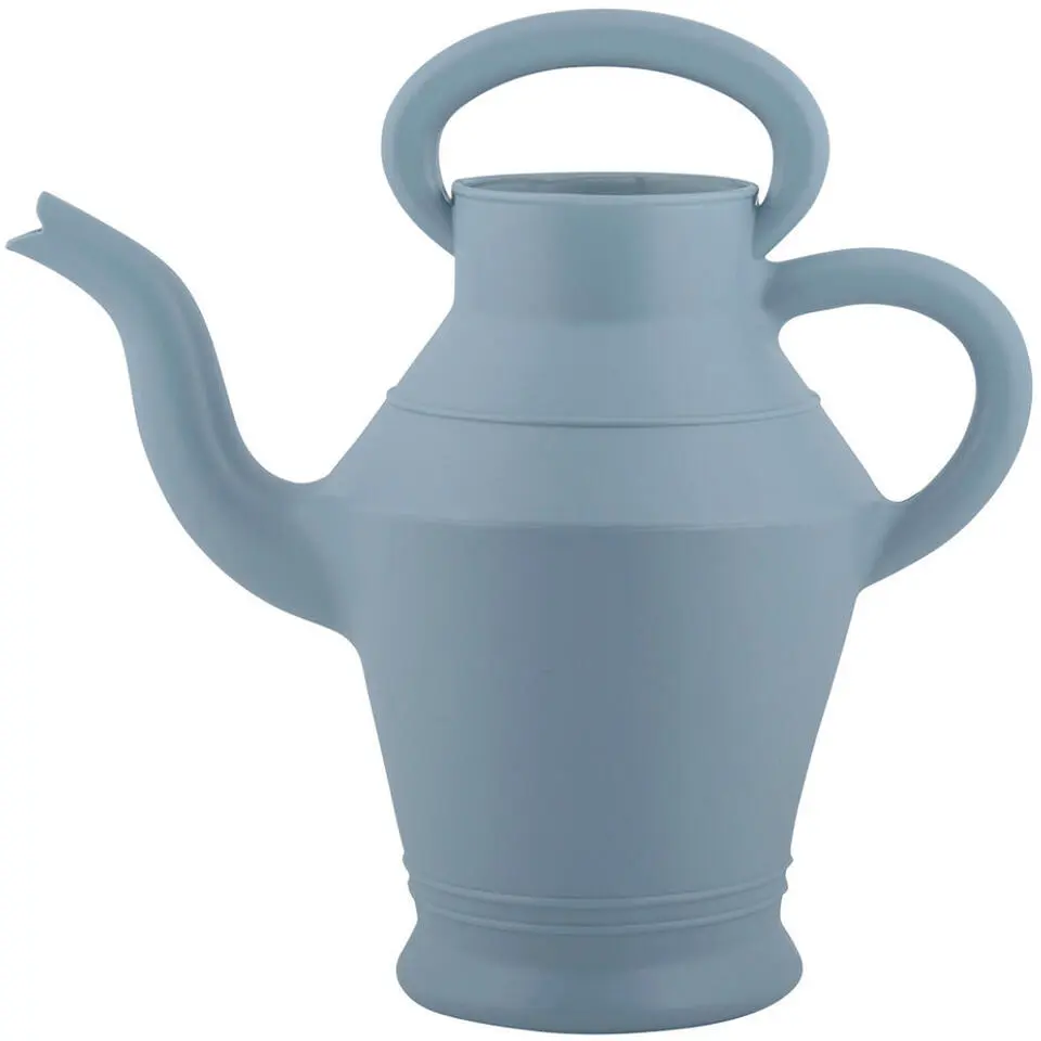 Esschert Design Gieter - blauw - kunststof - vintage stijl - 10L