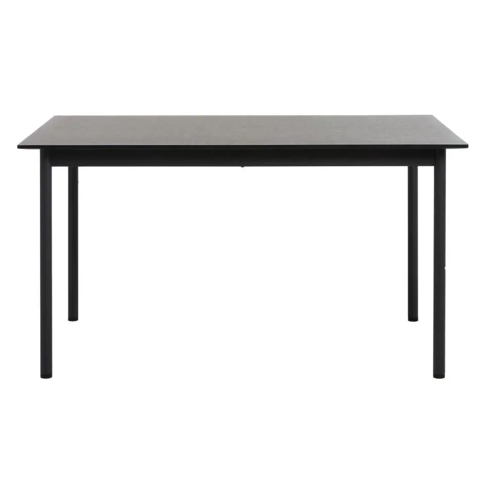 Eettafel Zwart Eiken - 140x85x75cm - Pensacola