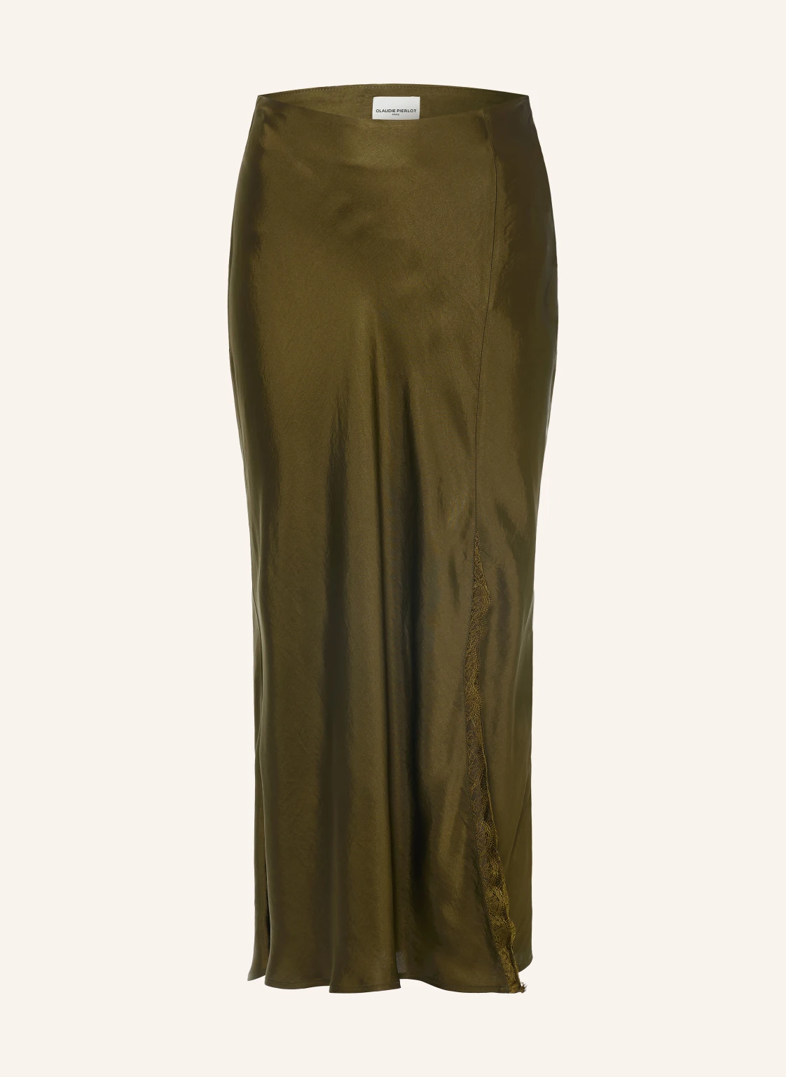 CLAUDIE PIERLOT Satinrock mit Spitze