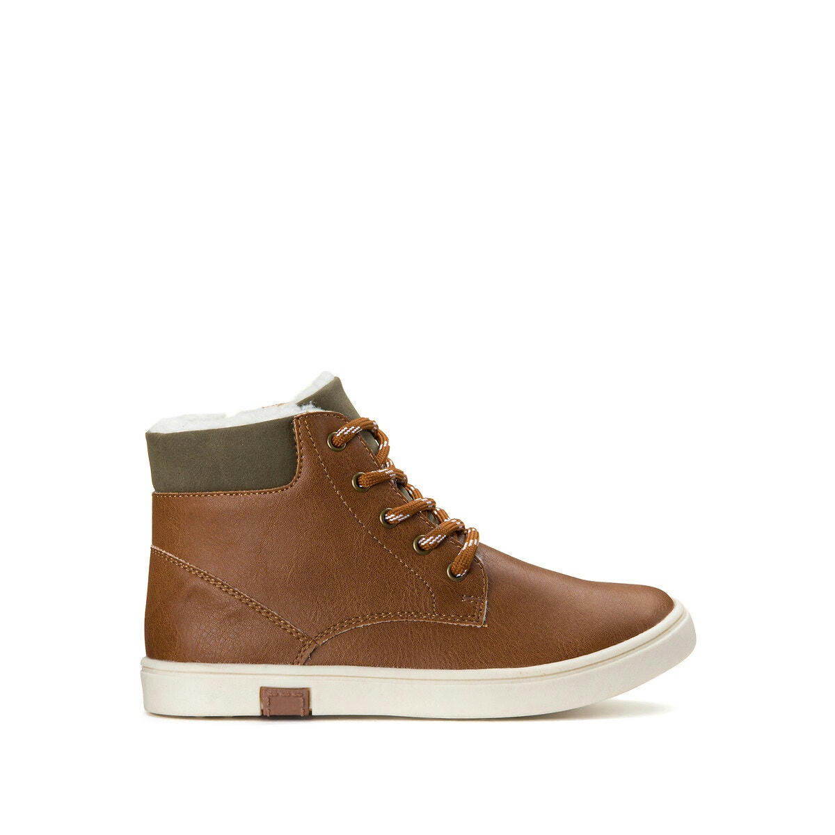 Bottines zippées et à lacets fourrées