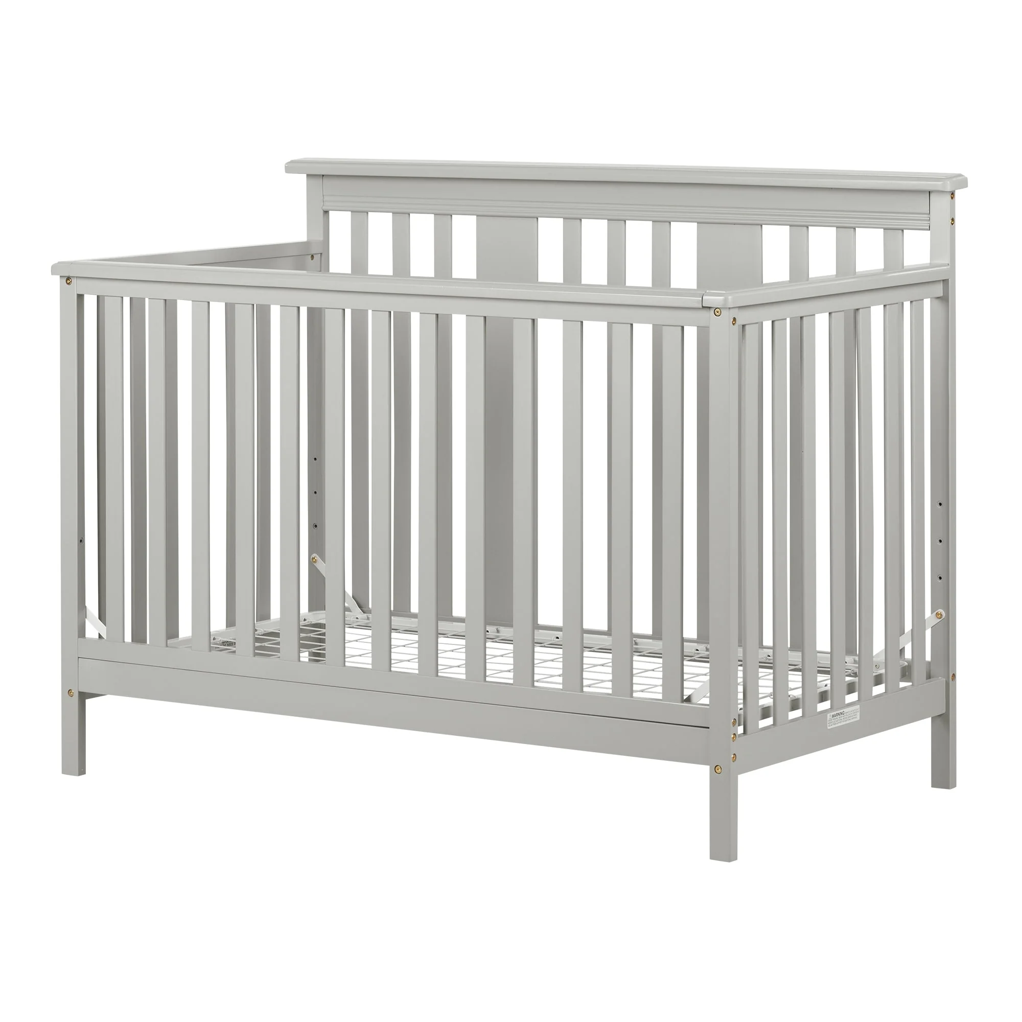 South Shore Cotton Candy Baby Crib 4 Heights with Toddler Rail