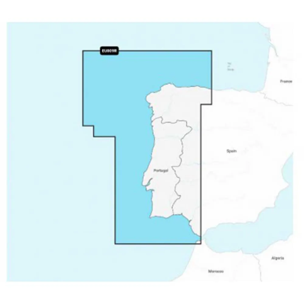 Navionics NAEU009R-Portugal And Spain Northwest EU009R-Regular Map