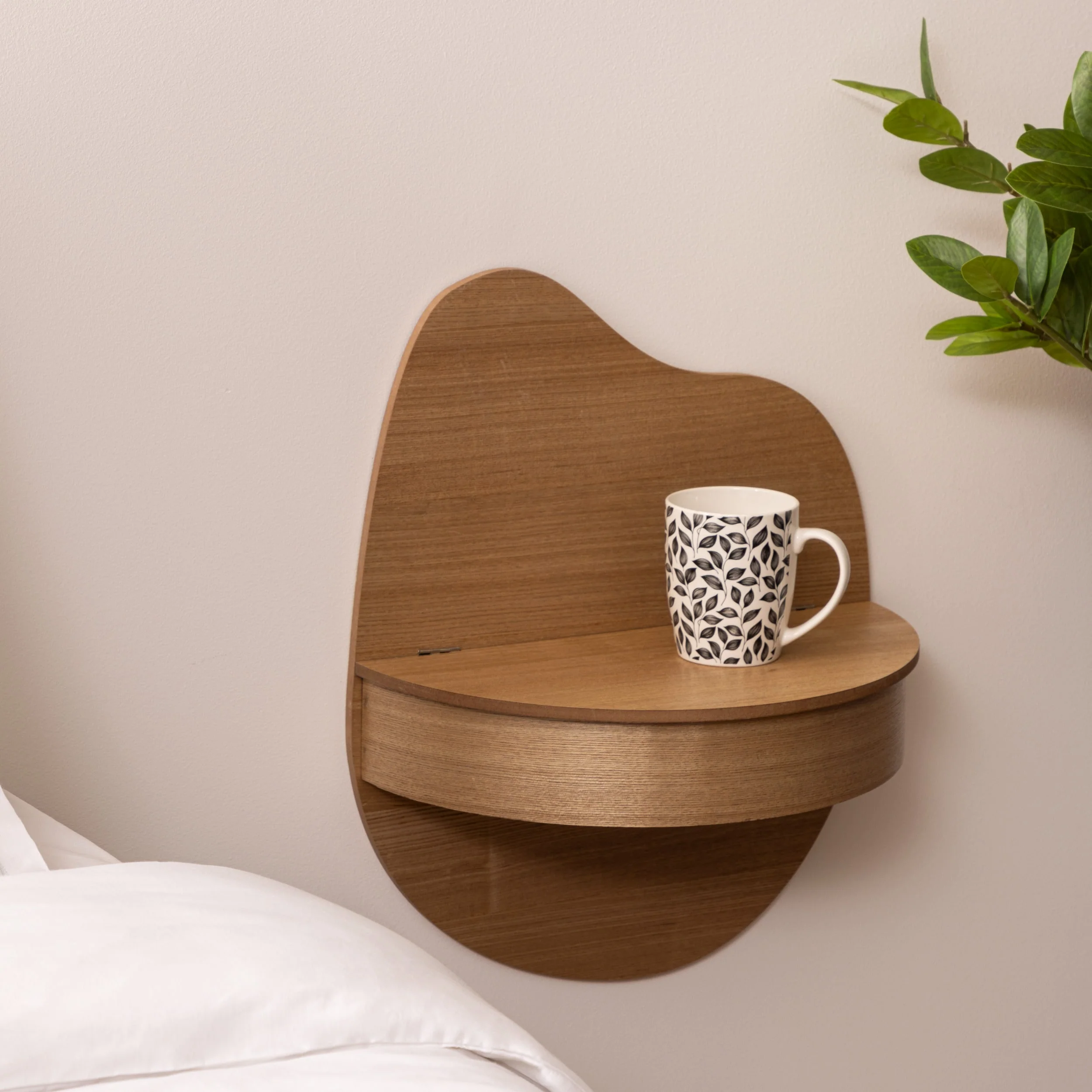 Atmosphera Etagère en bois OLY coloris beige