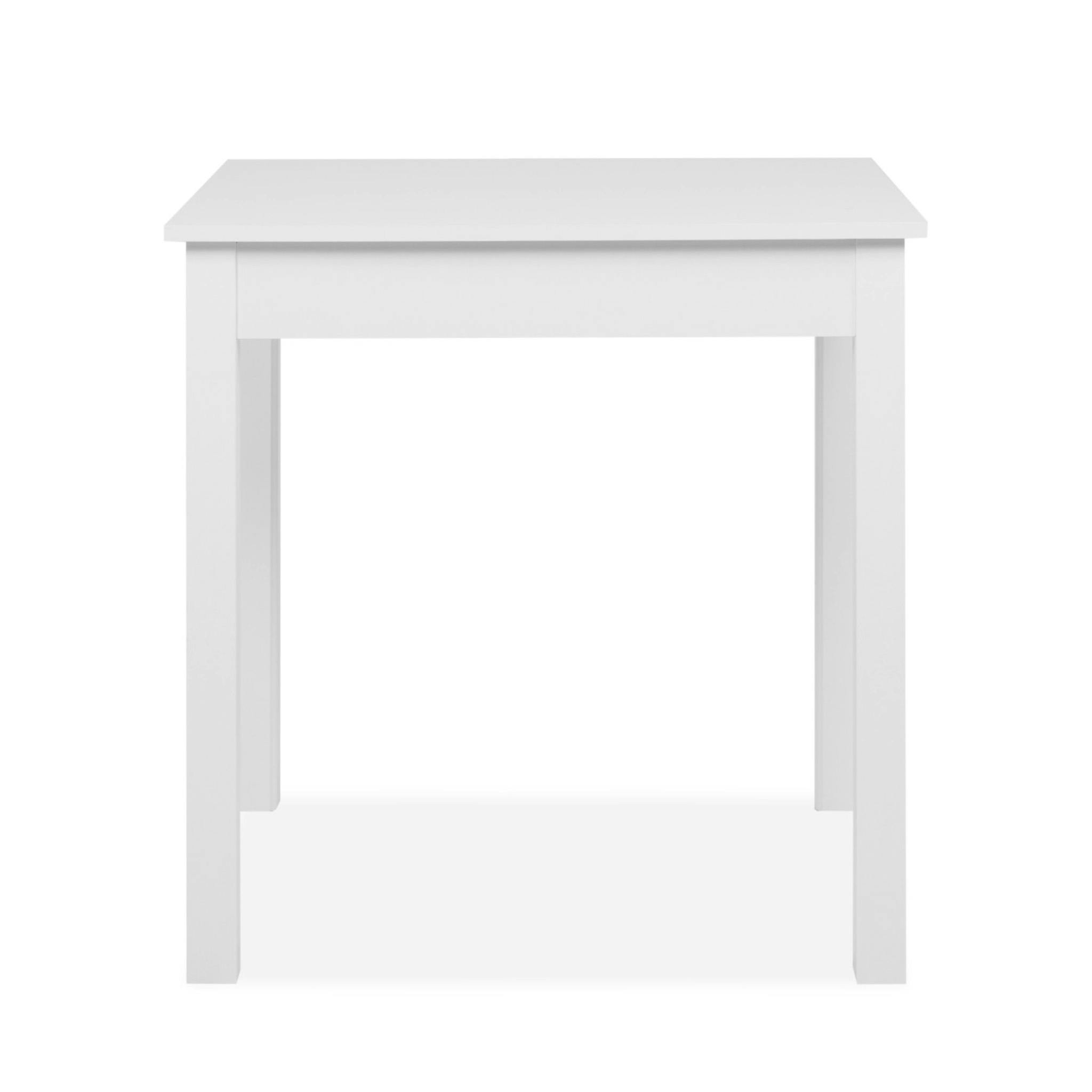 Table de cuisine blanche moderne 90 cm ALVA