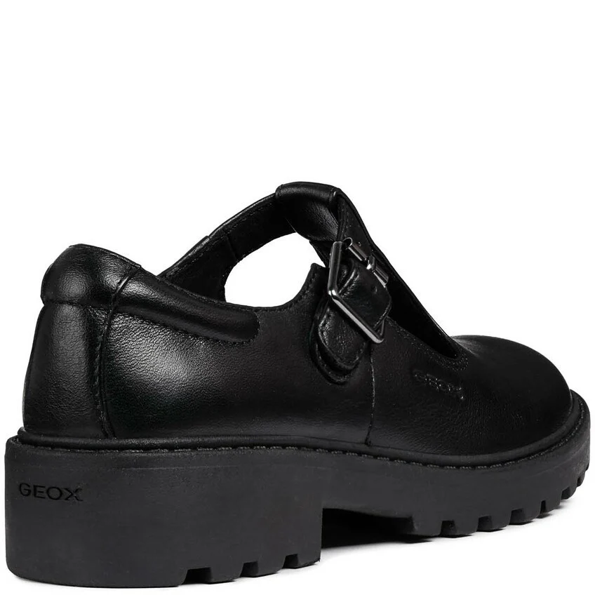 Geox J Casey G. E Buckle Junior School Shoes