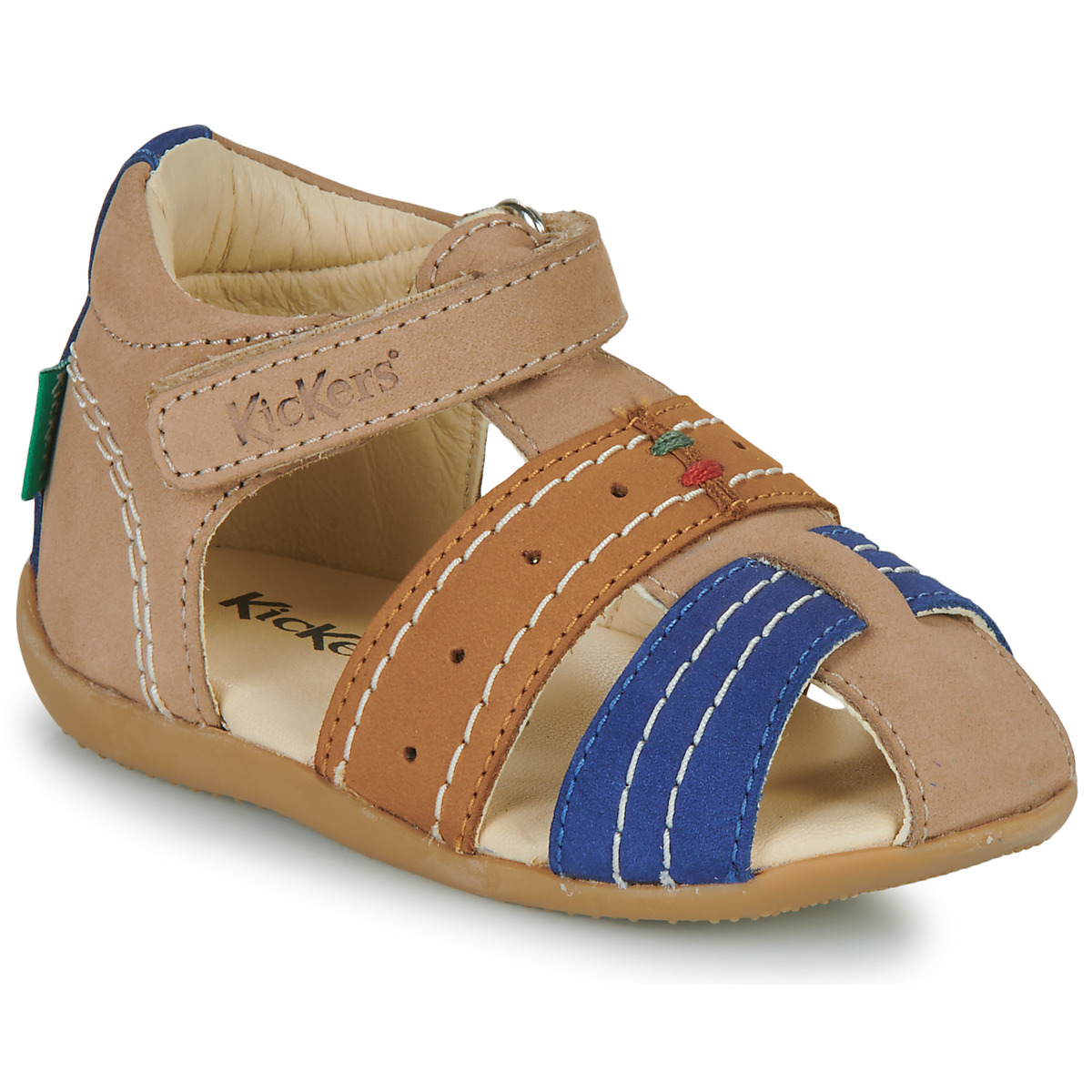 Kickers - BIGBAZAR-2 - Beige / Marine