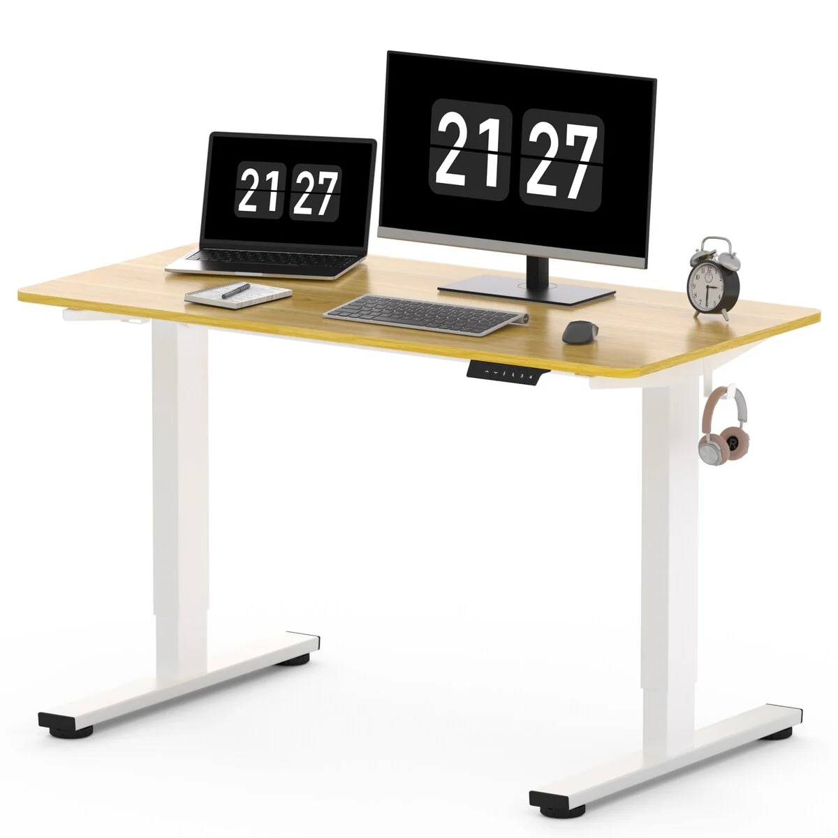 ACTIVESIT 40x24/48x24 Ergonomic Home Office Height Adjustable Standing Desk Whole-piece Desktop Computer Desk