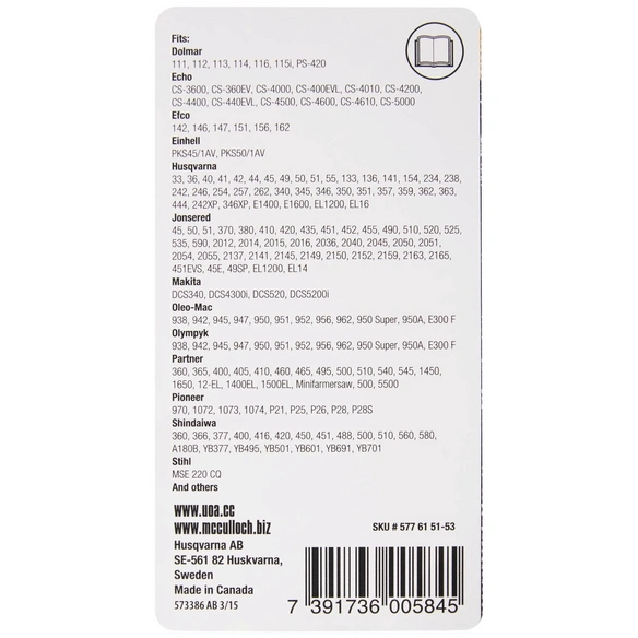 Ersatzkette »CHO053«, 64 TG, 0,325, 380 mm