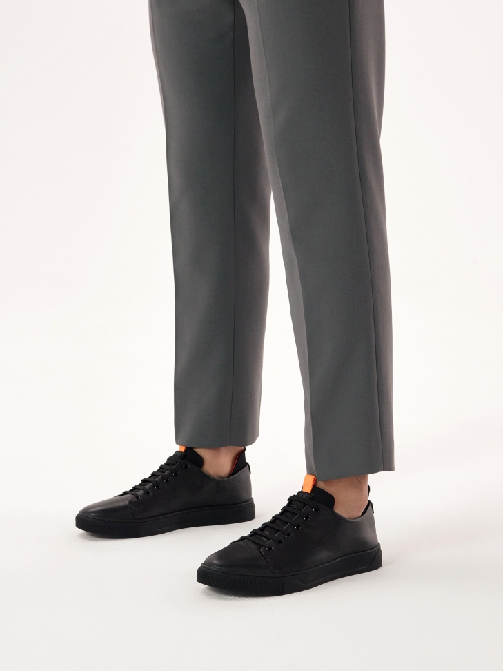 Men's black sneakers