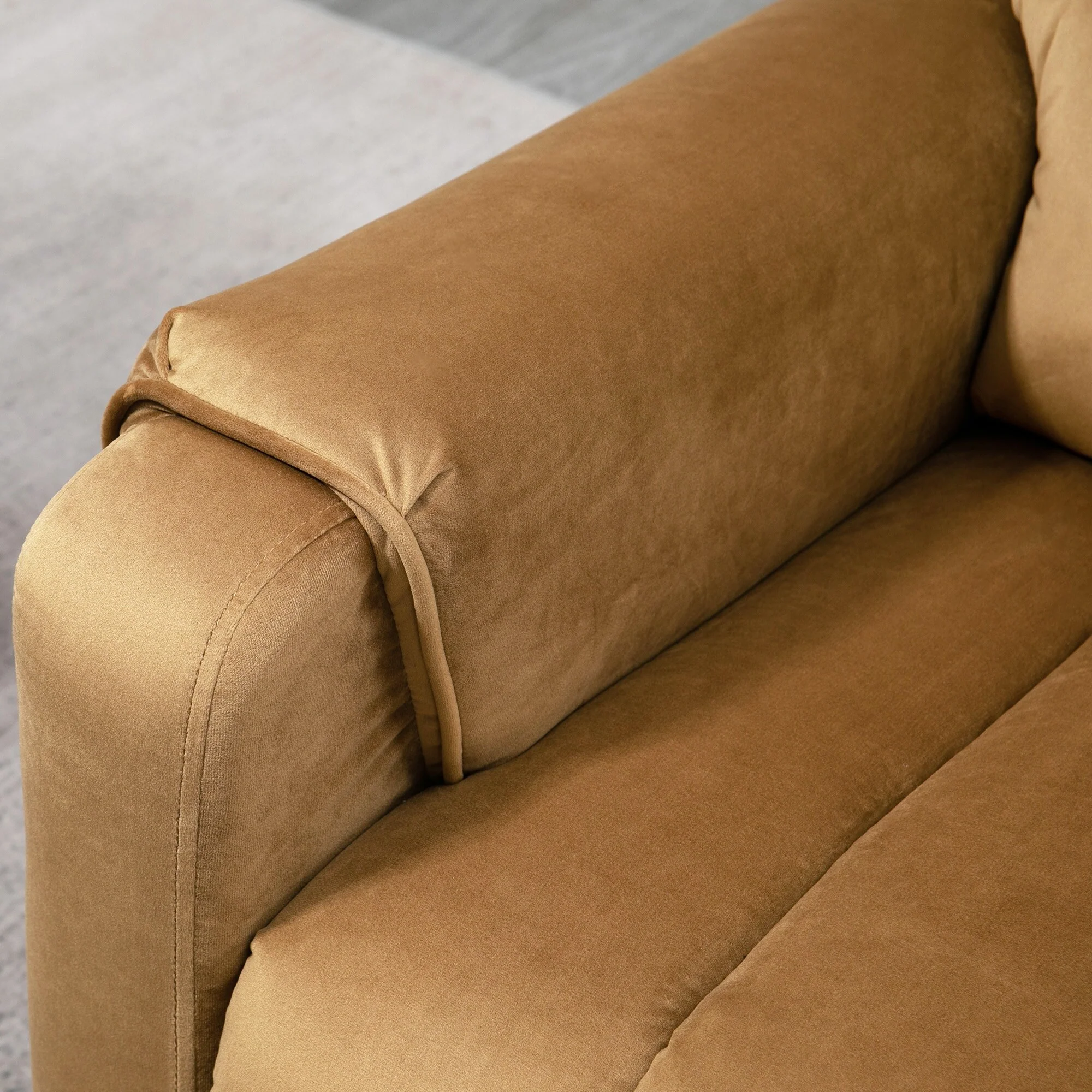 Brown Velvet Power Lift Recliner with Vibration Massage, Durable Steel Frame, Remote Control, and Side Pockets