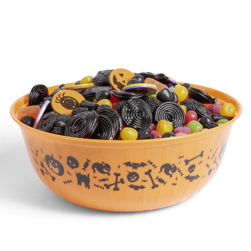 Bol à bonbons Halloween motif citrouille