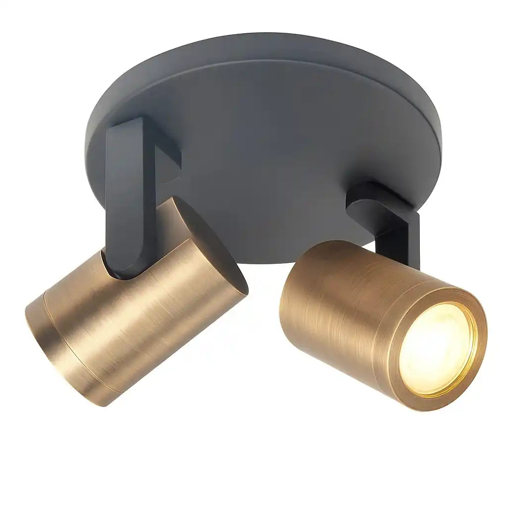 Highlight spot HALO - 2 lichts - 17 x 15  cm - zwart brons