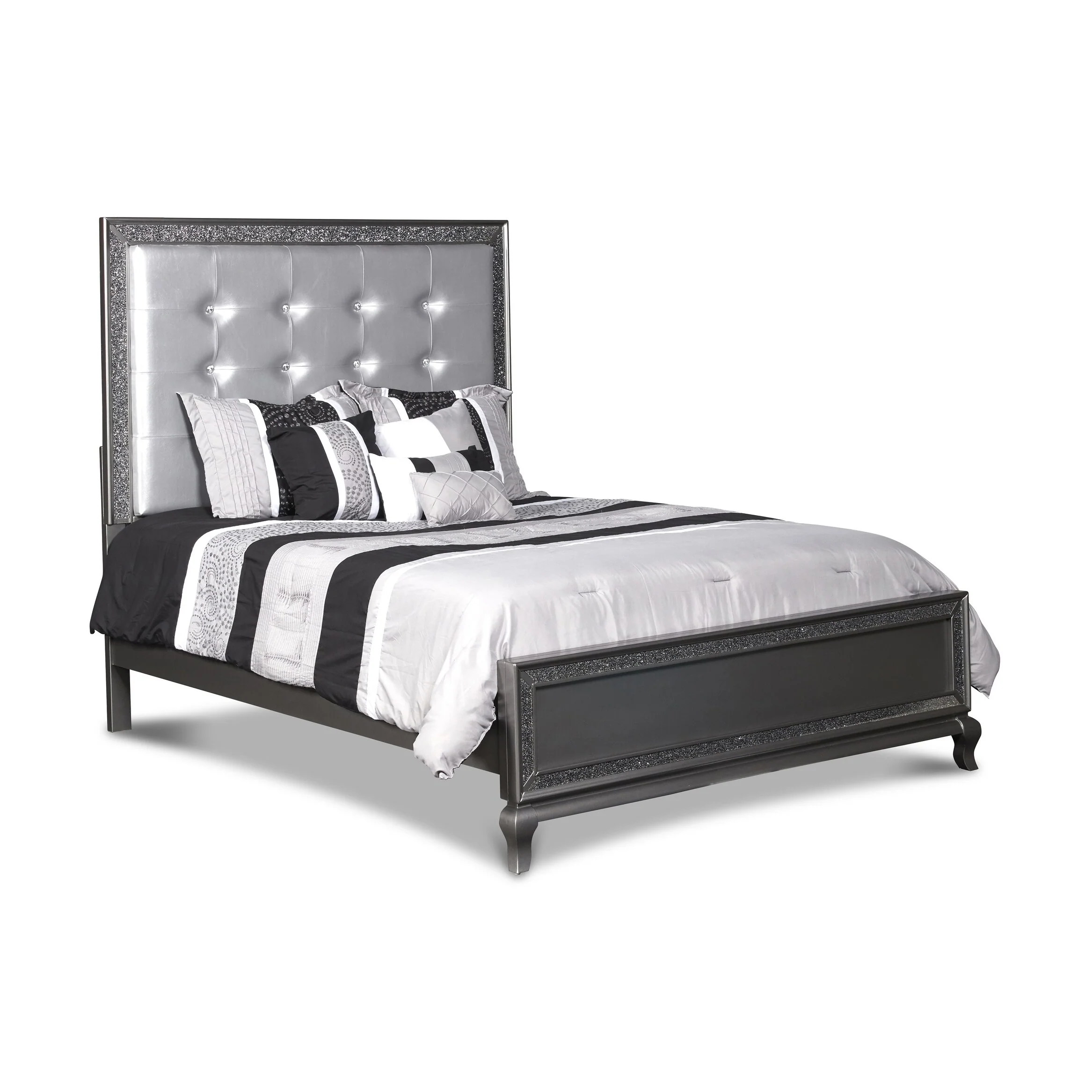 New Classic Furniture Cavanaugh 4-Piece Bedroom Set with Nightstand