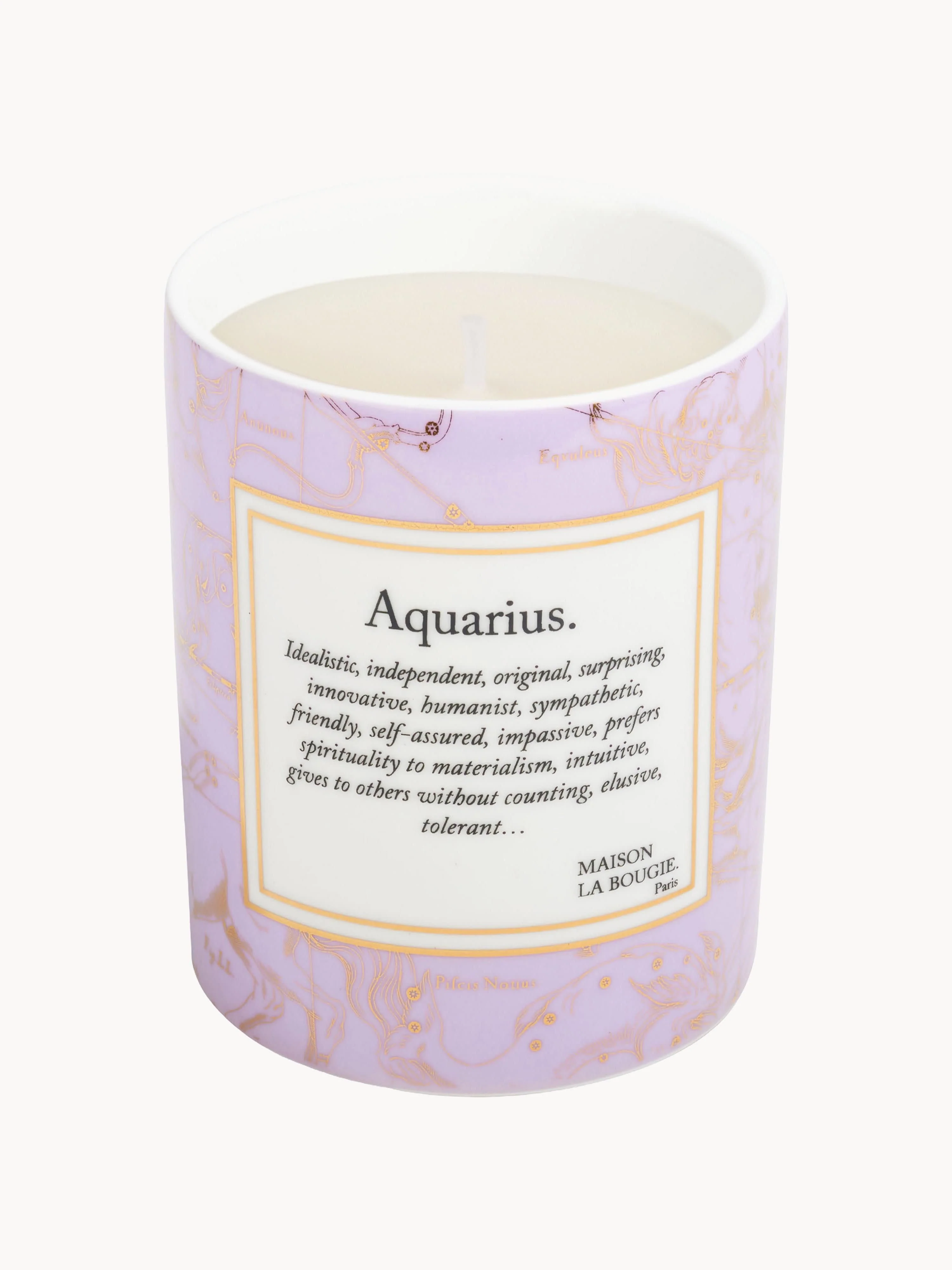 Handgefertigte Duftkerze Aquarius (Weihrauch & Patschuli)