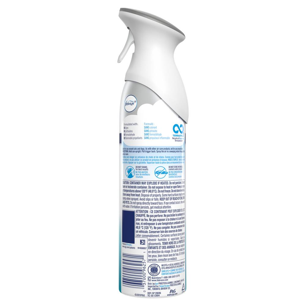 Febreze Odor-Fighting Air Freshener, Heavy Duty Crisp Clean, 250 grams