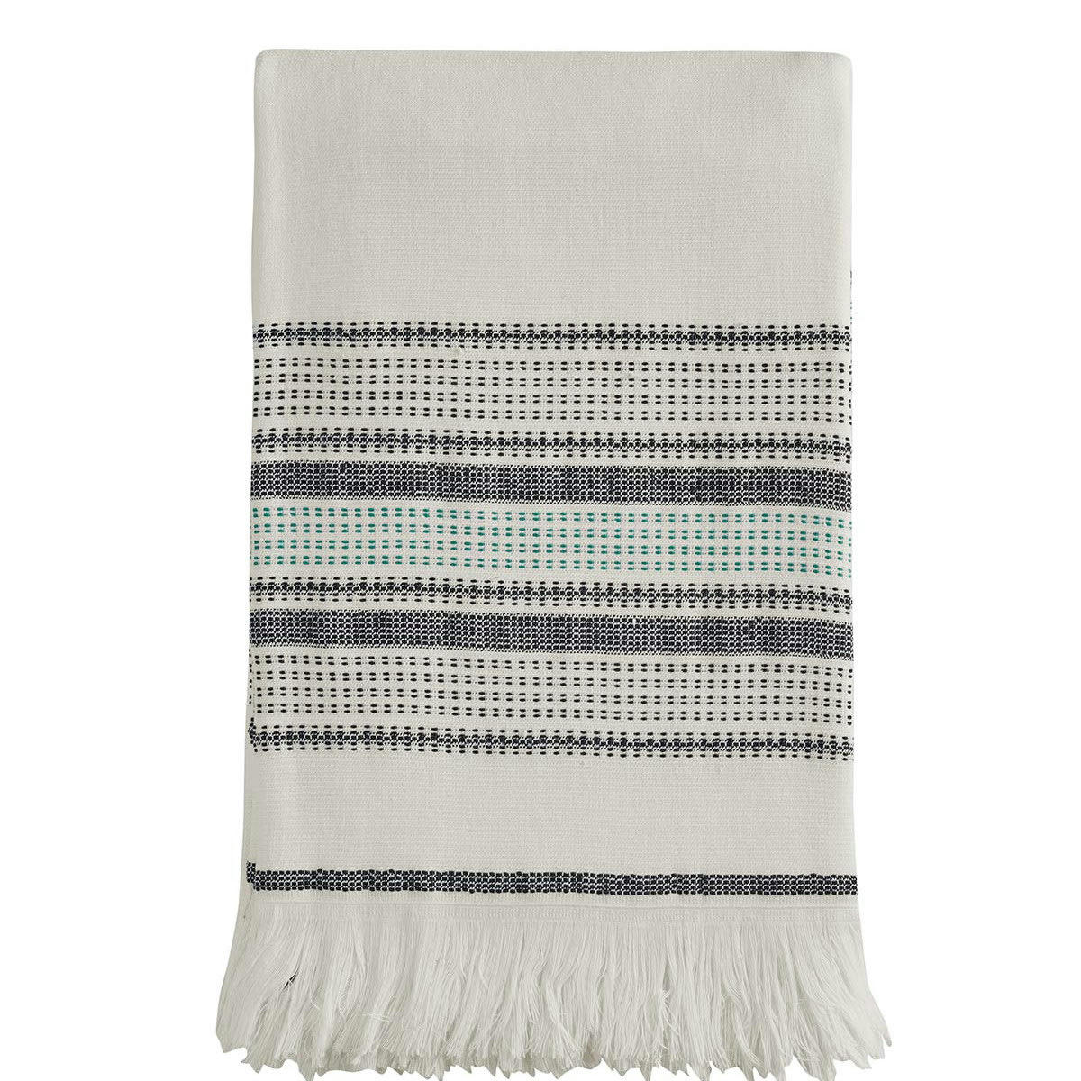 BODRUM - Fouta en coton Ecru 100x180 cm