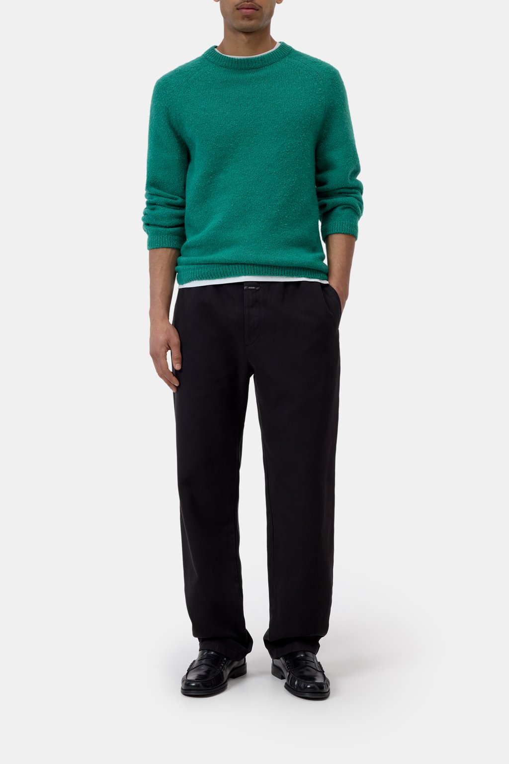 Pullover aus Baumwoll-Woll-Mix