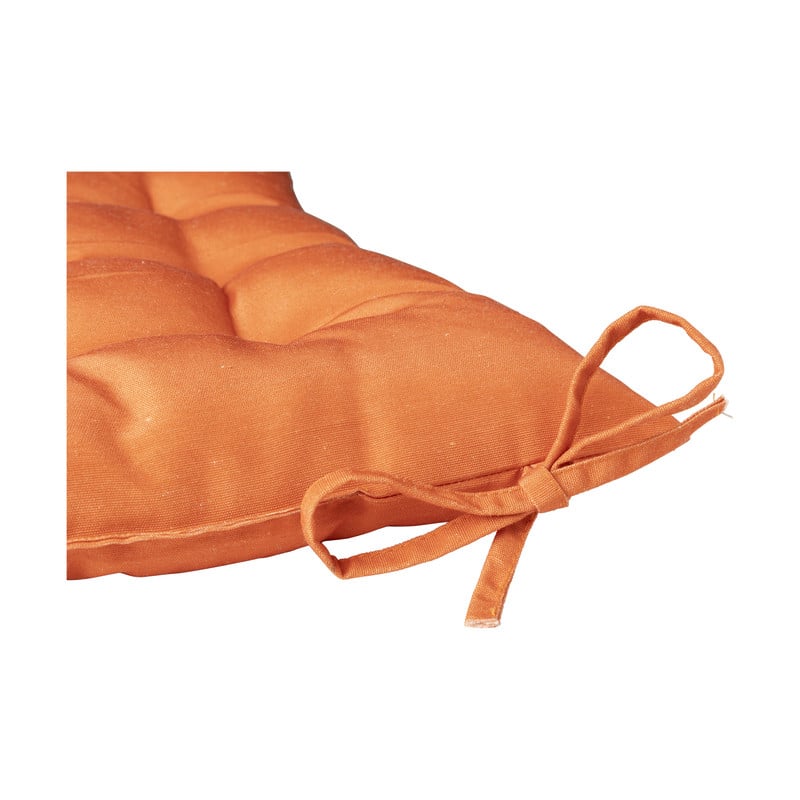 Zitkussen - oranje - 40x40 cm