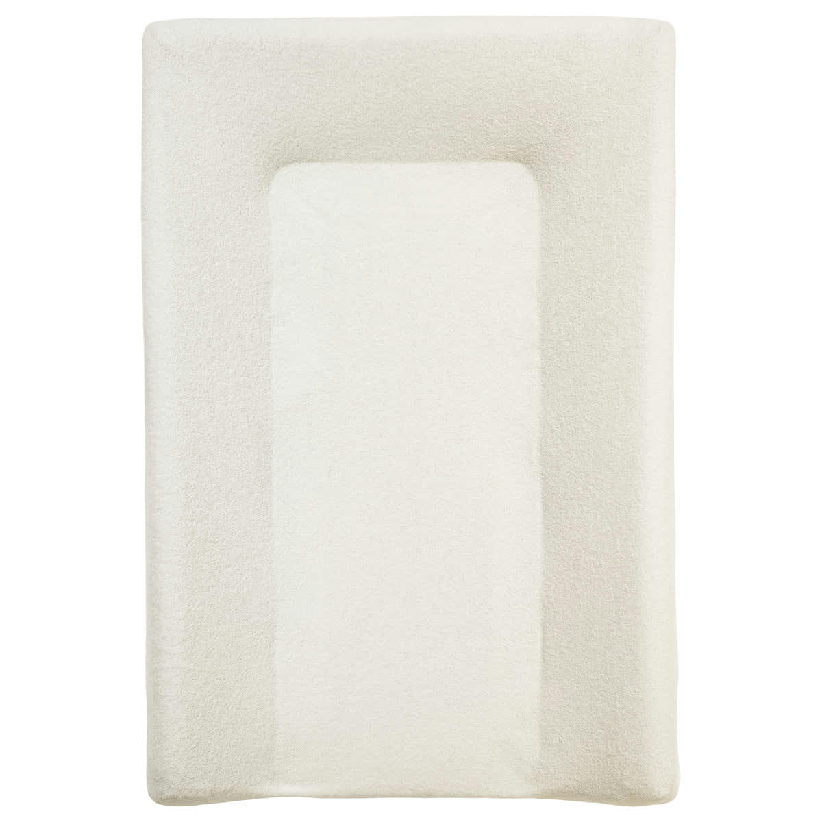 - Housse de matelas à langer bébé beige en coton 50x70 cm