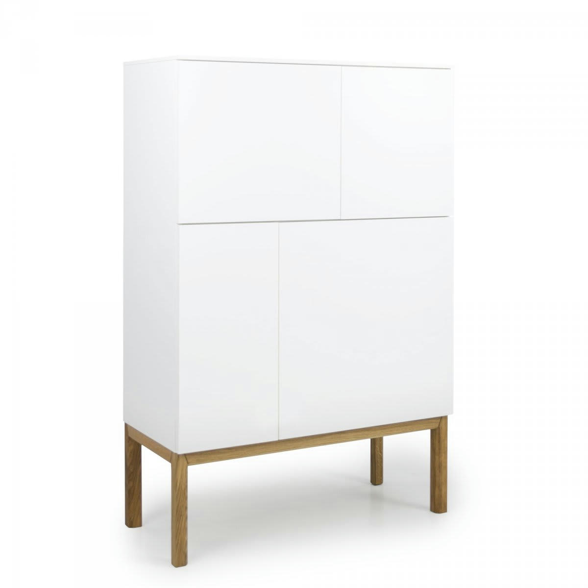 PAPILO - Buffet haut design scandinave blanc