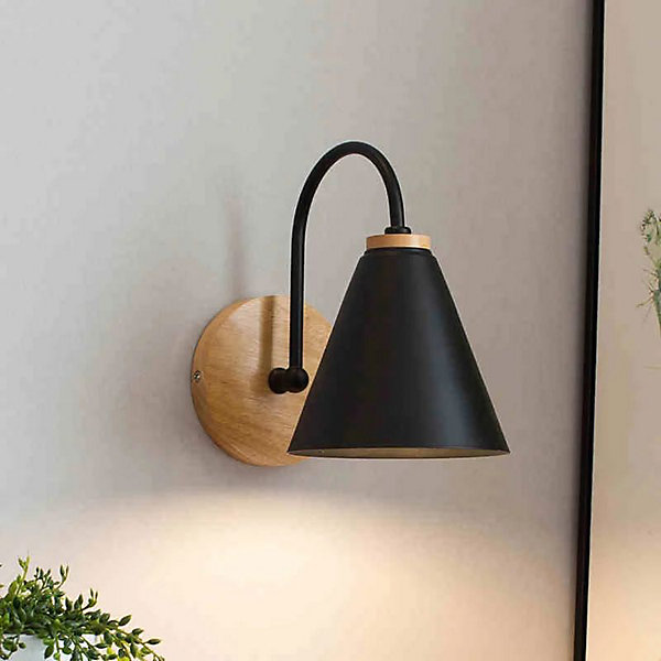 APPLIQUE MURALE APP932-1W FOREST BLACK