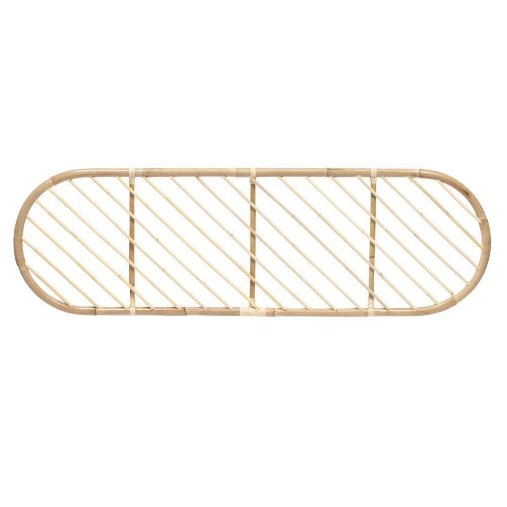 Tête de lit à suspendre Malang rotin naturel - L160xP3xH50 cm