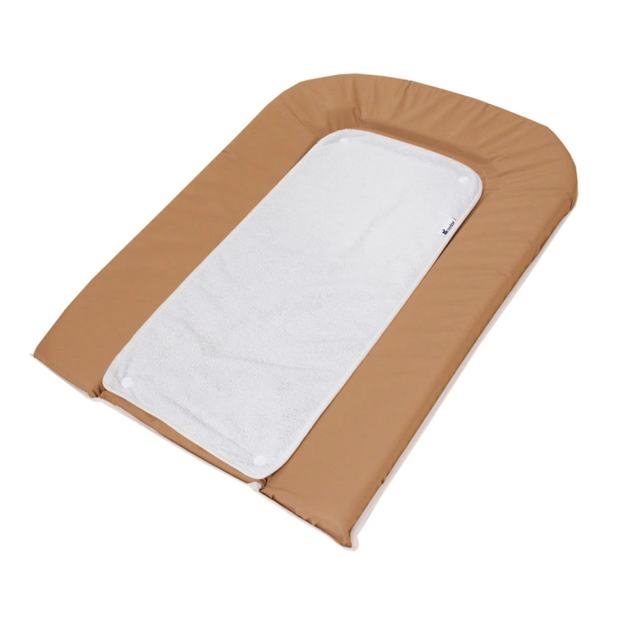 - Matelas à langer PVC cassonade + 2 éponges pressionnées blanches